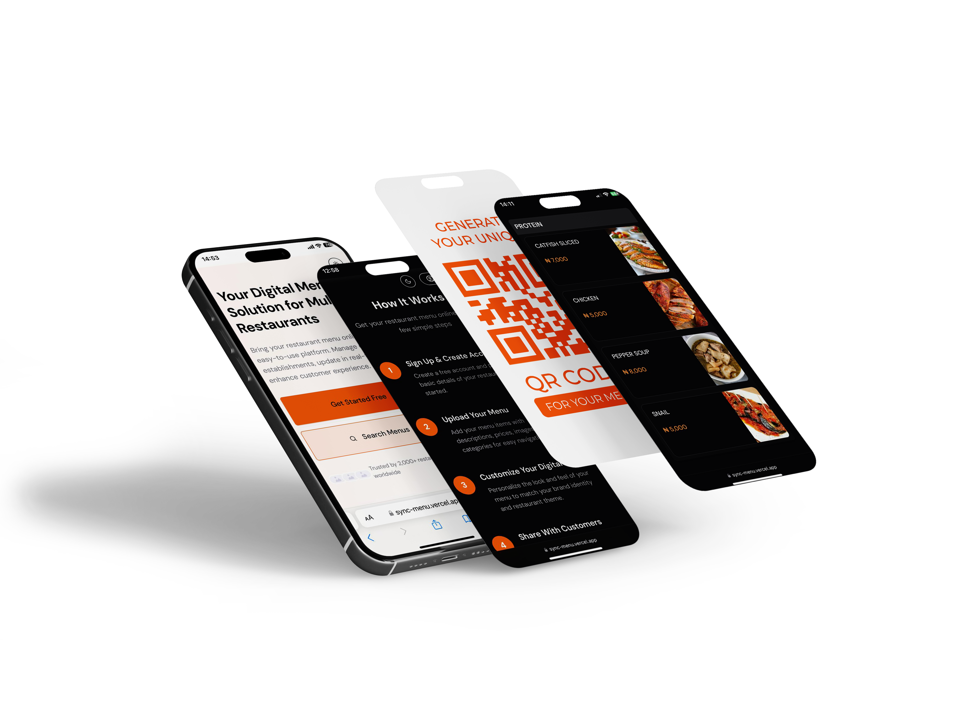 SynqMenu App